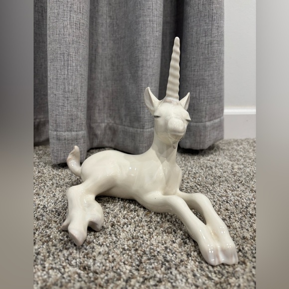 Other - Vintage Mid-Century Modern unicorn figurine by Freeman McFarlin Pottery.
